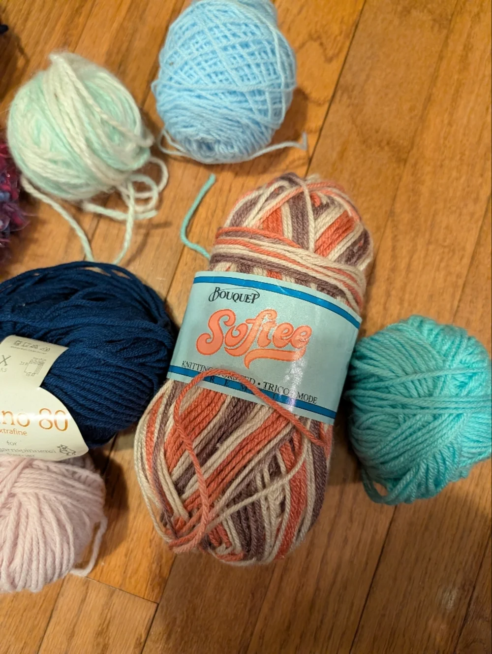 Destash Mixed YARN Lot Crochet Knit GIFT  Bundle Crafts Various Weights/Colors